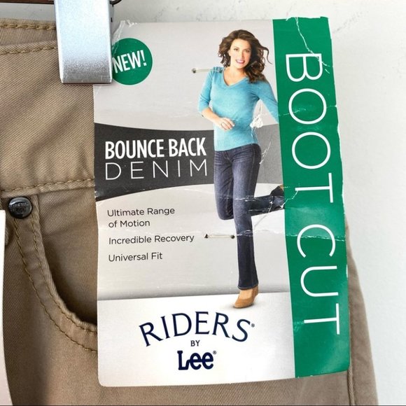 Riders by Lee Women's Tan Bootcut Pants - Picture 6 of 11